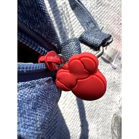 Disney Purse Minnie Mouse Pride Denim Bag 3D Ears Rainbow Crossbody Costume Cop - Picture 4 of 8